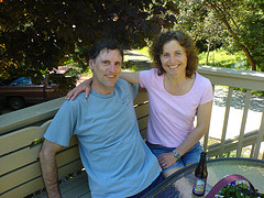 Couple on a bench